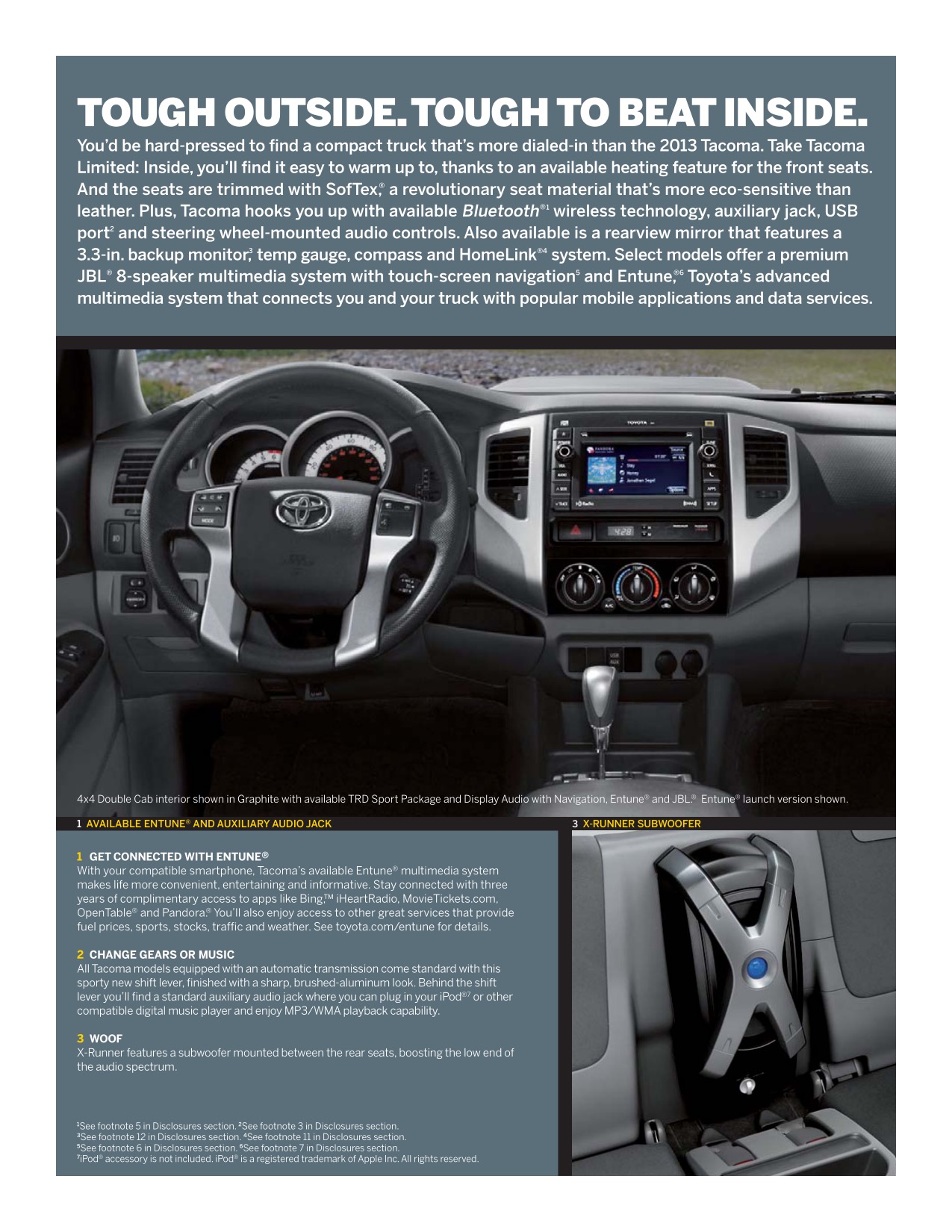 2013 Toyota Tacoma Brochure Page 5